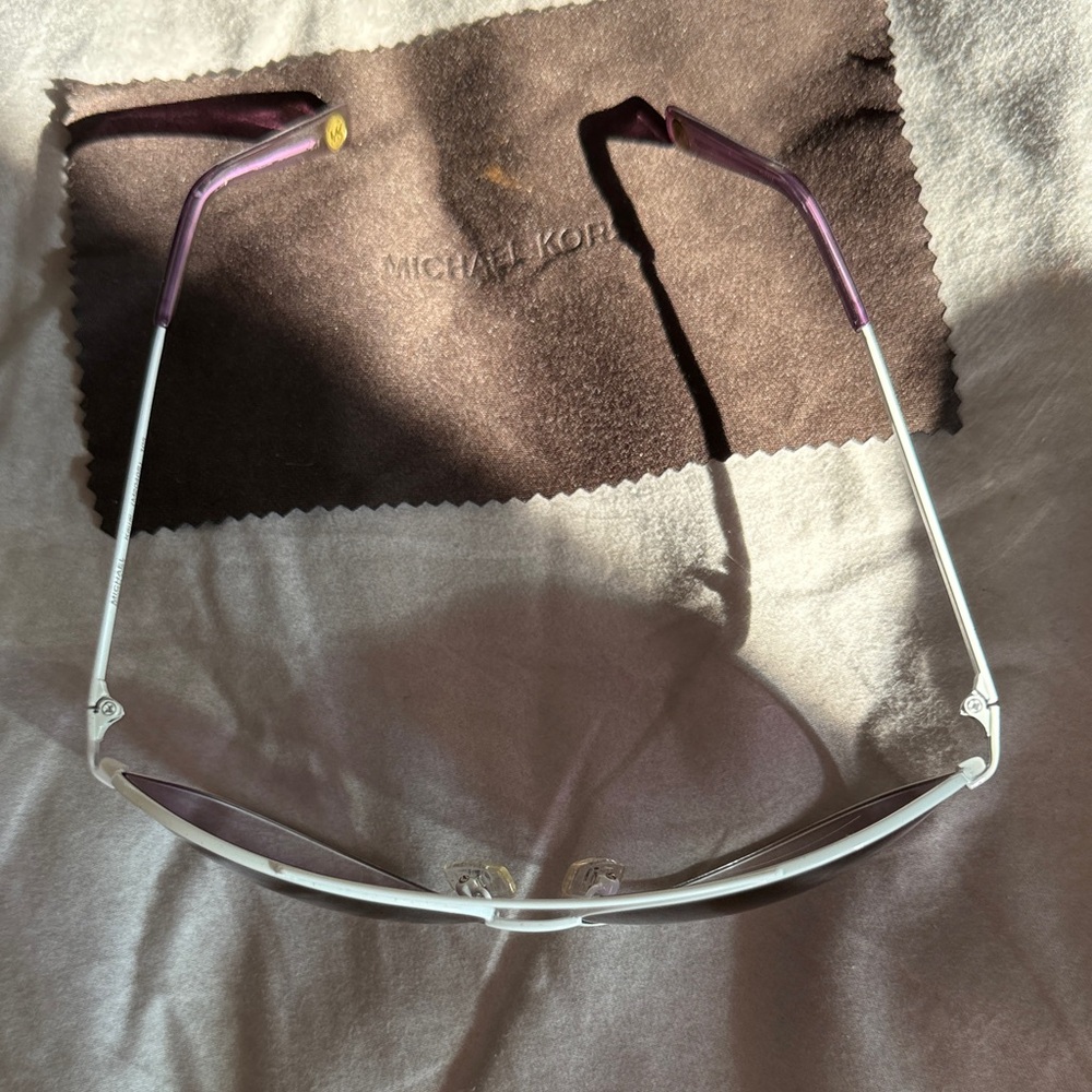 Michael Kors Violet Aviator Sunglasses - Picture 4 of 6